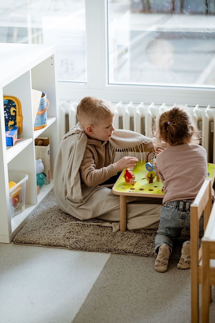 Dětský koutek s hračkami v Kantýna Kafe